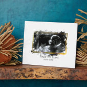 ベビー超音波ソノグラム写真期待 フォトプラーク (側面)