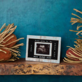 ベビー超音波写真がパパ最高のになる フォトプラーク (側面)