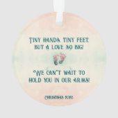 ベビー超音波第1クリスマス期待オーナメント オーナメント (裏面)