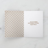 ベビー足おめでとう カード (内部)