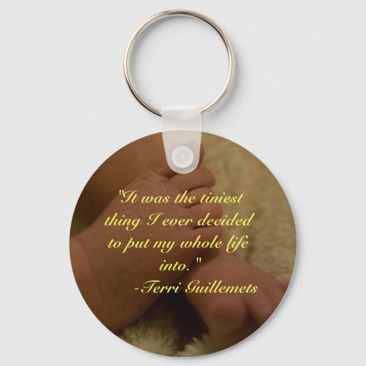 ベビー足キーチェーン キーホルダー (正面)