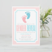 ベビー足ジェンダーリビール招待状 招待状 (スタンド正面)