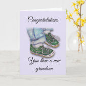 ベビー足ズインスニーカー，ニューソングス カード (黄色い花)