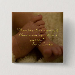 ベビー足ボタン 缶バッジ