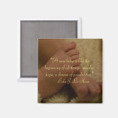 ベビー足磁石 マグネット (正面/裏面)