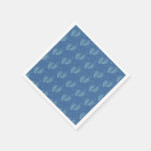 ベビー足跡 スタンダードカクテルナプキン (角)