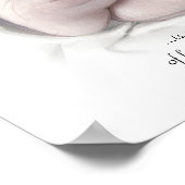 ベビー足鉛筆スケッチ、ライフ感動的ことわざ ポスター (角)