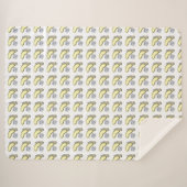 ベビー足 シェルパブランケット (正面(横))