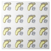 ベビー足 タイル (正面)