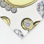 ベビー足 フリースブランケット (角)