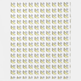 ベビー足 フリースブランケット