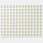 ベビー足 フリースブランケット (正面(横))