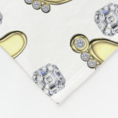 ベビー足 フリースブランケット (角)