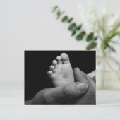 ベビー足 ポストカード (スタンド正面)