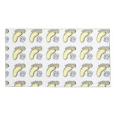 ベビー足 枕カバー (裏面-左)