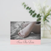 ベビー足 案内ポストカード (スタンド正面)