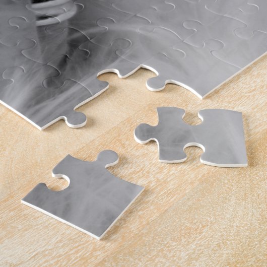 ベビー足、父と母の手のハートの形。 ジグソーパズル (側面)