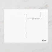 ベビー足 赤ちゃんのおしゃぶり感謝祭 ありがとう ポストカード (裏面)