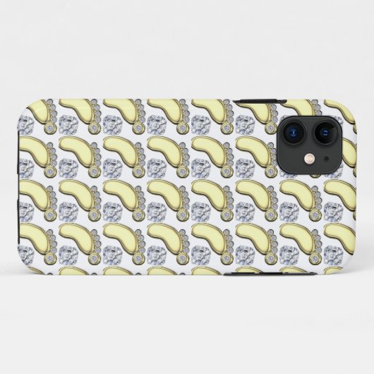 ベビー足 Case-Mate iPhoneケース (裏面(横))