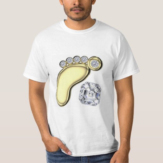ベビー足 Tシャツ (正面)