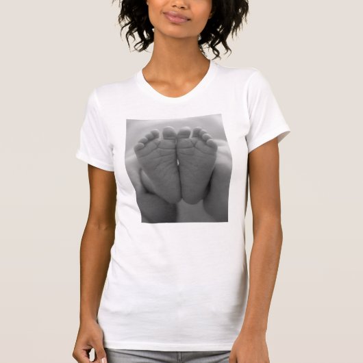ベビー足 Tシャツ (正面)