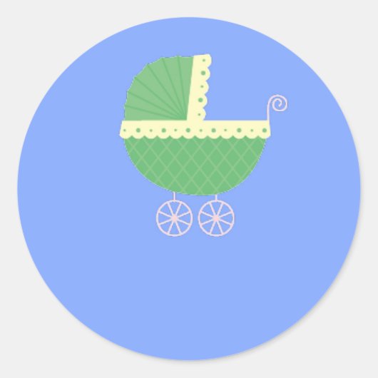 ベビー車輌シール ラウンドシール (正面)