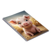 ベビー農場動物:小豚 ノートブック (右側)