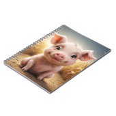 ベビー農場動物:小豚 ノートブック (左側)