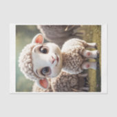 ベビー農畜動物：子羊 薄葉紙 (正面)