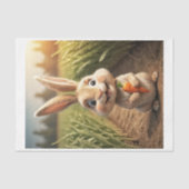 ベビー農畜動物：小さなウサギ 薄葉紙 (正面)