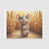 ベビー農畜動物：小さなコーンマウス 薄葉紙 (正面)