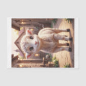 ベビー農畜動物:羊の子羊 薄葉紙 (正面)