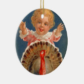 ベビー追跡トムターキーヴィンテージオーナメント セラミックオーナメント (右)