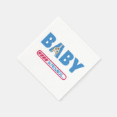 ベビー進行中の名刺 スタンダードカクテルナプキン (角)