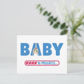 ベビー進行中の名刺 ポストカード (スタンド正面)