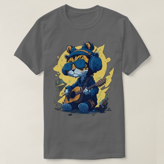 ベビー遊タイガーかわいいと予測できな Tシャツ (デザイン正面)