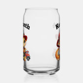 ベビー遊ドラゴンイン消防ギア ガラス缶 (左)