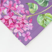 ベビー遊ユニコーンの庭フリースブランケット、ベビー フリースブランケット (角)