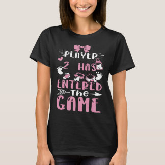 ベビー選手2がゲームベビーガールに入場した Tシャツ
