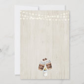 ベビー醸造コーヒーベビーシャワー招待状 招待状 (裏面)