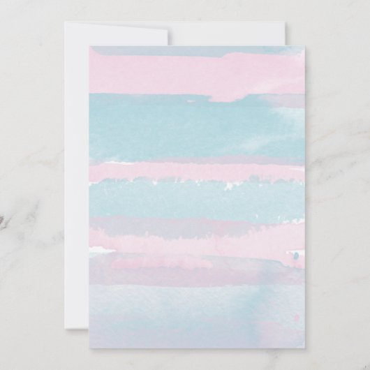 ベビー醸造ジェンダーが彼または彼女の招待状を明らかにする 招待状 (裏面)