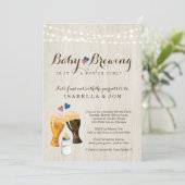 ベビー醸造ジェンダーリビールパーティの招待状 招待状 (スタンド正面)