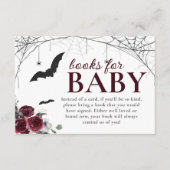 ベビー醸造ハロウィーン赤ちゃんシャワーベビー本 エンクロージャーカード (正面)