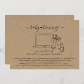 ベビー醸造バーチャルベビーシャワー招待状 サンキューカード (正面/裏面)