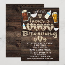 ベビー醸造ビールパーティーパパへカップルのシャワー