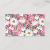 ベビー醸造ピンクのフローラTeaset本ベビー エンクロージャーカード (裏面)