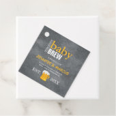 ベビー醸造夫婦のビール赤ちゃんシャワー フェイバータグ (インサイチュ)