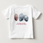 ベビー野菜 ベビーTシャツ (裏面)