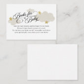 ベビー金ゴールド星空シャワーエンクロージャカード用ブック エンクロージャーカード (正面/裏面)