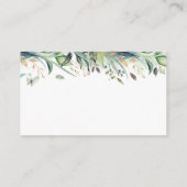 ベビー金ゴールド緑化ベビーシャワー用の本 エンクロージャーカード (裏面)